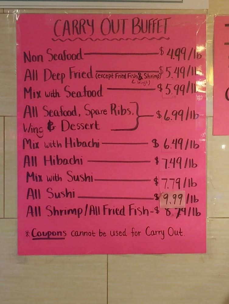 Hibachi Grill Sushi and Buffet All Deep Fried